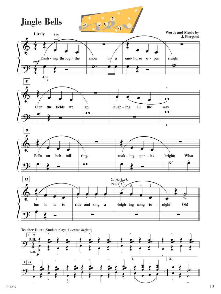 Faber Accelerated Piano Adventures Christmas Book 1