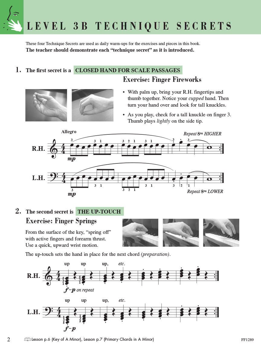 Faber Piano Adventures Technique & Artistry Book - Level 3B