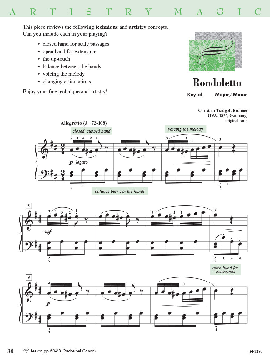 Faber Piano Adventures Technique & Artistry Book - Level 3B