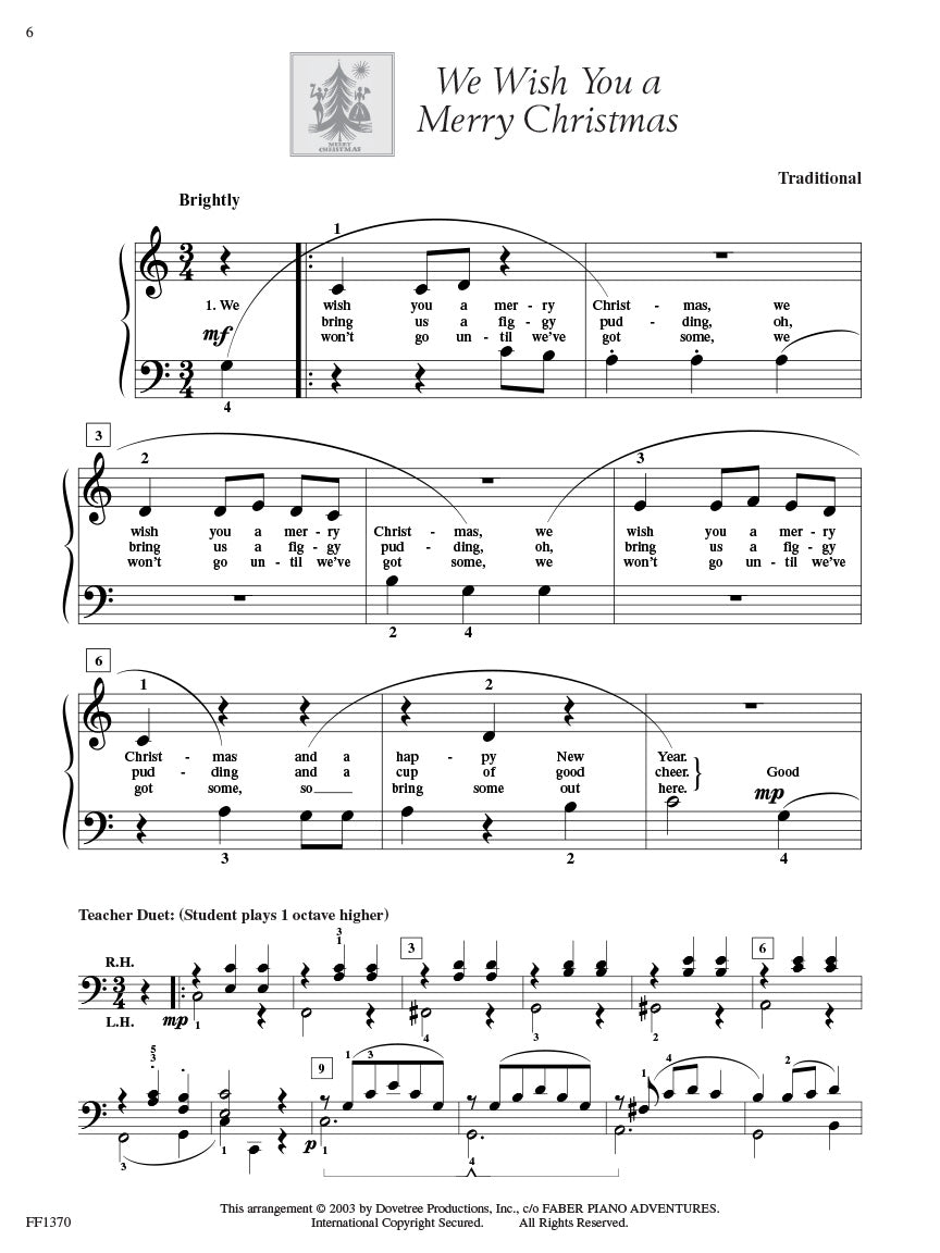 Faber Adult Piano Adventures Christmas - Book 1