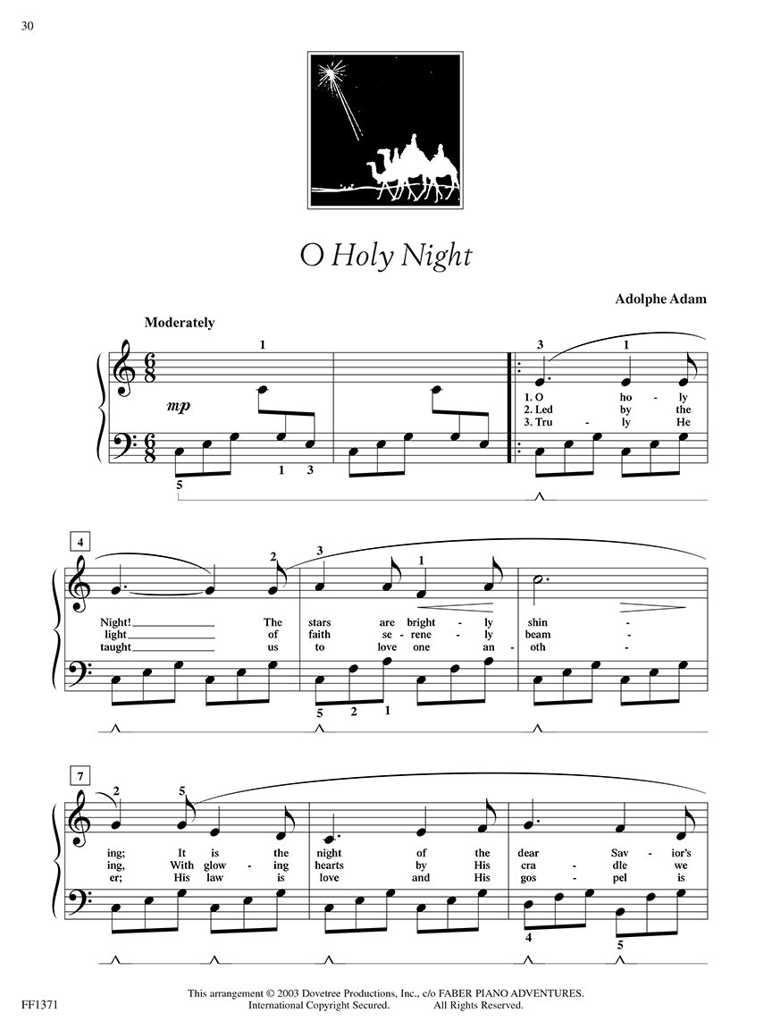 Faber Adult Piano Adventures Christmas - Book 2