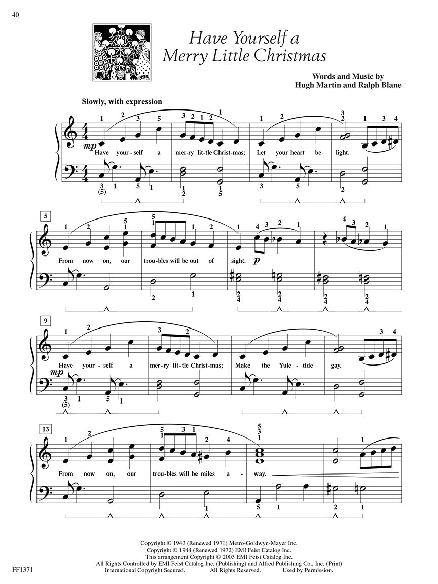 Faber Adult Piano Adventures Christmas - Book 2