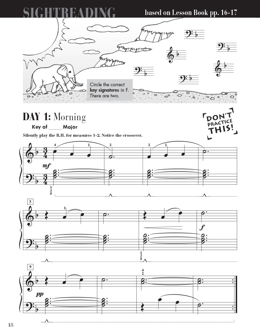 Faber Piano Adventures SightReading Book 3A