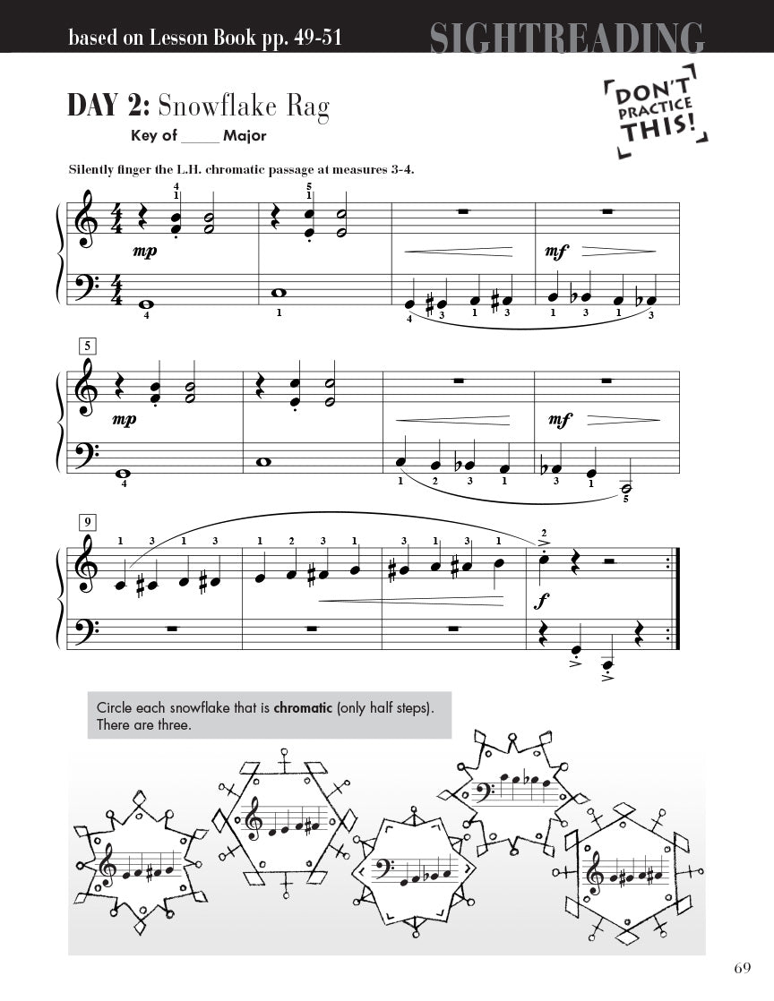 Faber Piano Adventures SightReading Book 3A