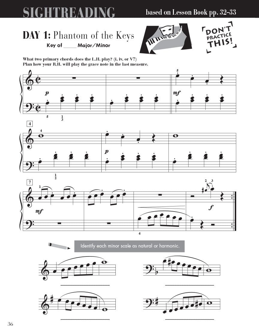 Faber Piano Adventures Sightreading Level 3B