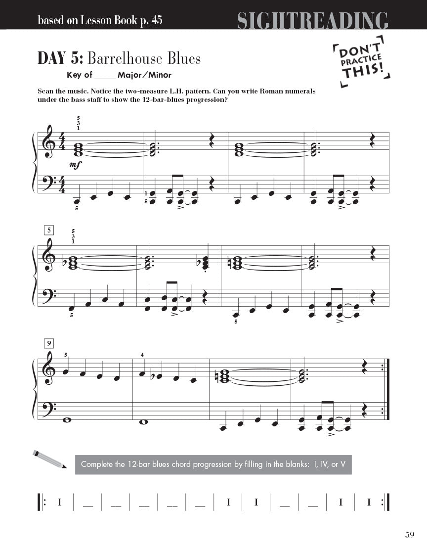 Faber Piano Adventures Sightreading Level 3B