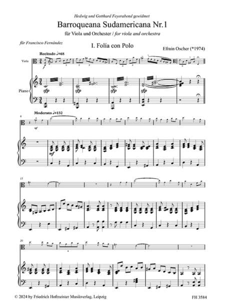Oscher: Barroqueana Sudamericana Nr. 1