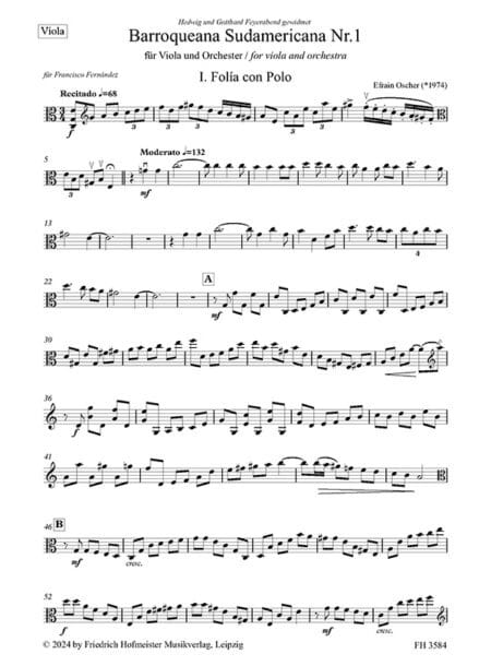 Oscher: Barroqueana Sudamericana Nr. 1