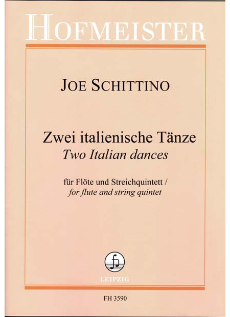 Schittino Two Italian Dances for Flute and String Quintet