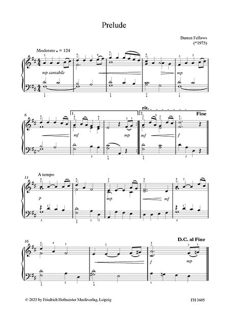 Fellows More Easy Piano Collection