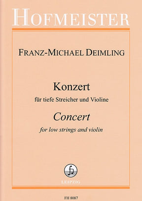 Deimling Concerto for low strings and violin