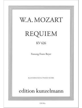 Mozart Requiem Vocal Score