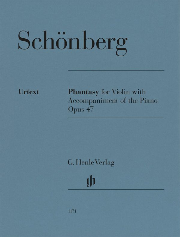 Schoenberg Phantasy for Violin with Accompaniment of the Piano op. 47