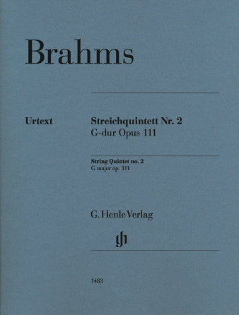 Brahms String Quintet No. 2 G Major Op. 111