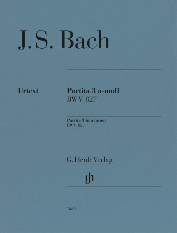 Bach Partita No. 3 in A Minor BWV 827