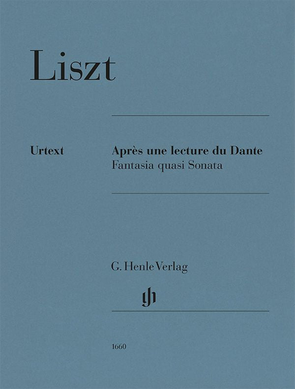 Liszt: Après Une Lecture Du Dante - Fantasia Quasi Sonata