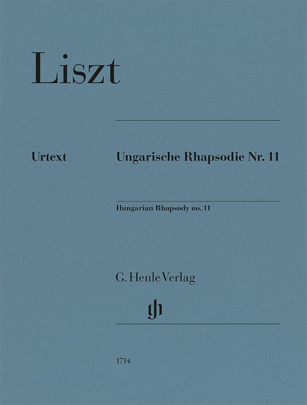 Liszt: Hungarian Rhapsody No. 11 Piano Solo
