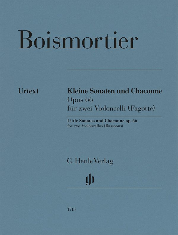 Boismortier: Little Sonatas and Chaconne Op. 66 for Two Cellos (Or Bassoons)