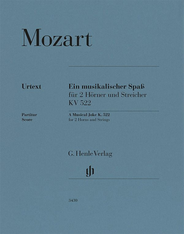 Mozart: A Musical Joke K. 522 for 2 Horns in F and Strings