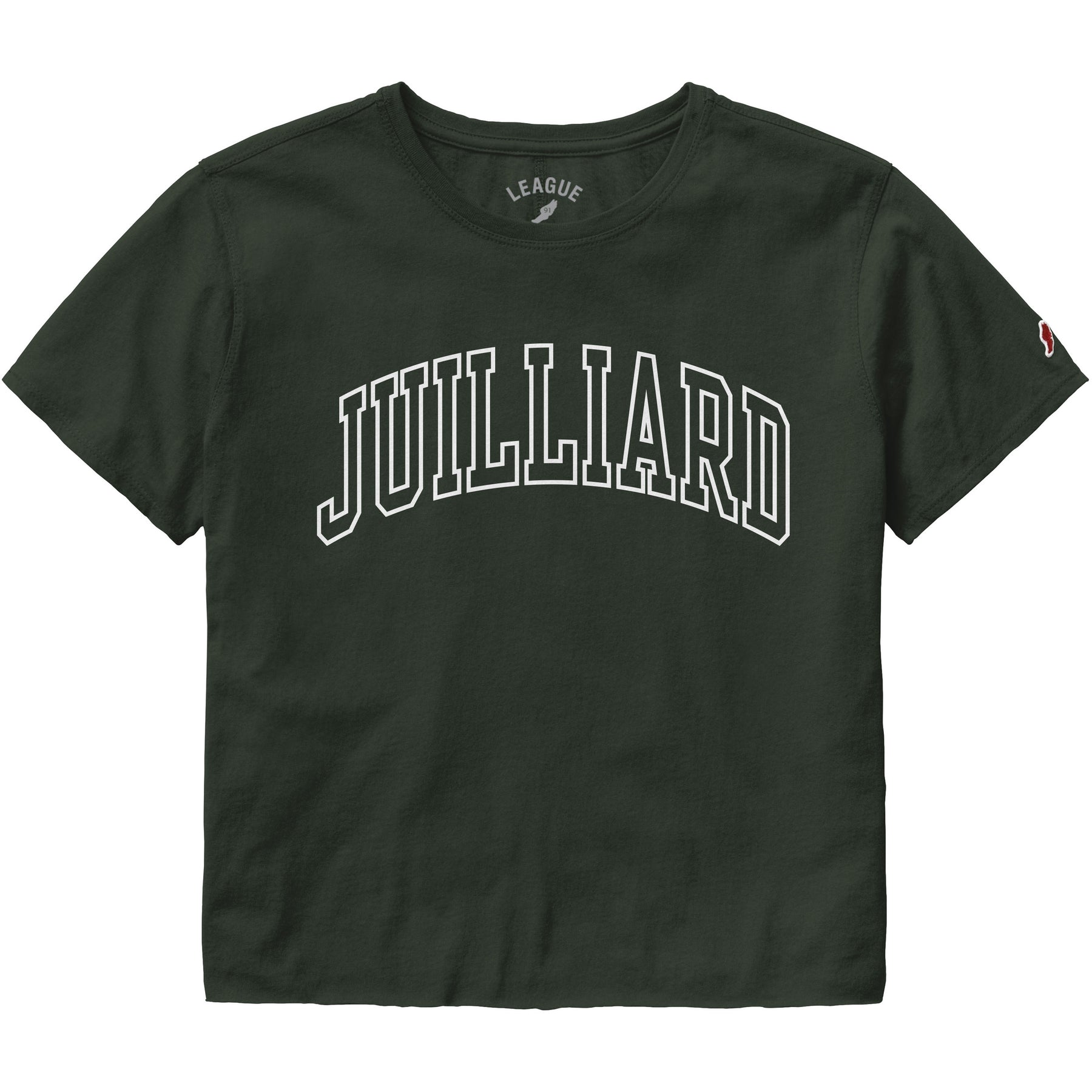 T-Shirt: Clothesline Crop top with Juilliard Collegiate