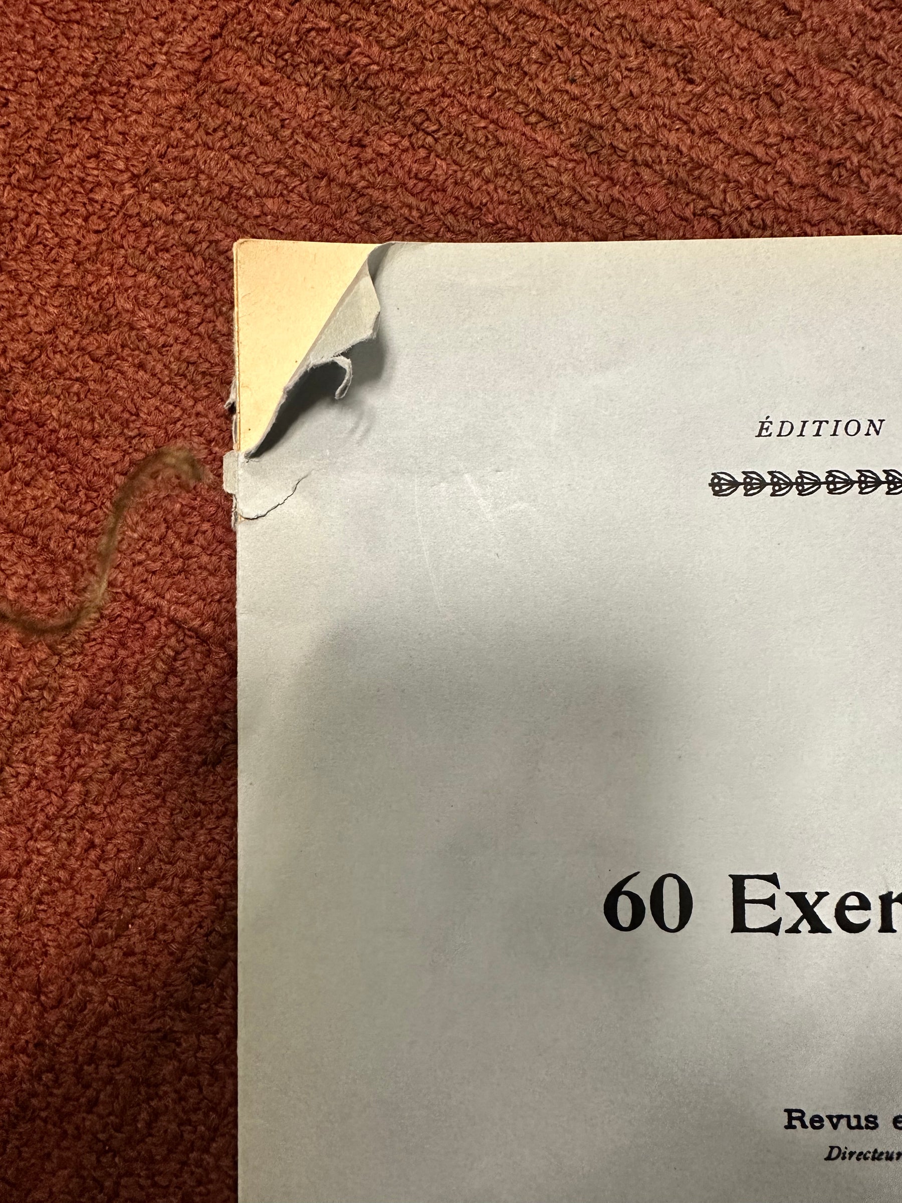 Clearance: Pischna 60 Progressive Exercises (Damaged)