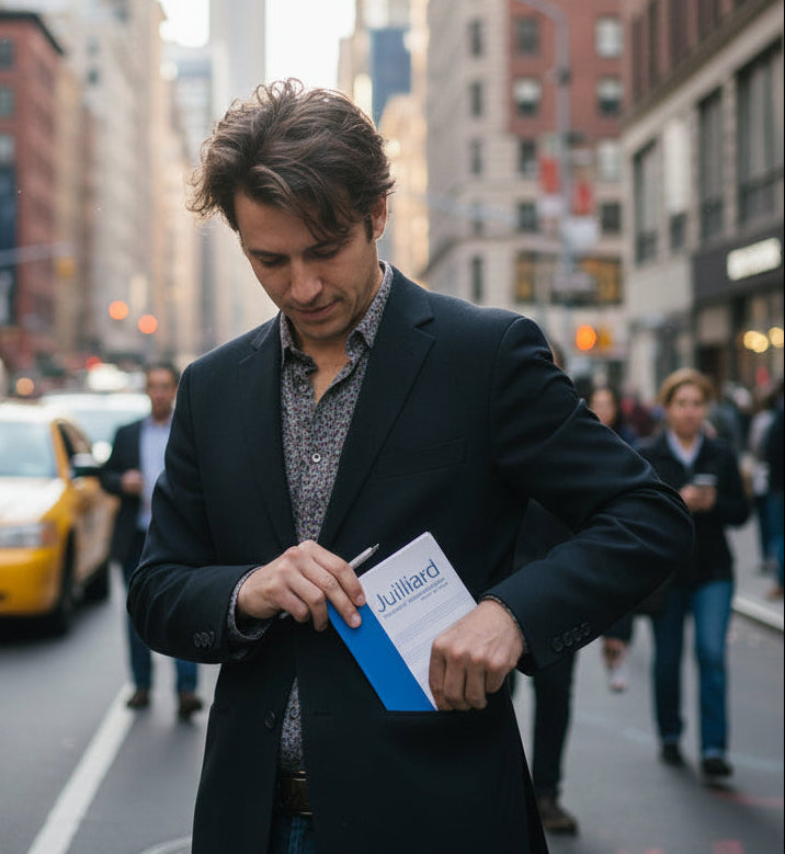 Manuscript Notebook: Juilliard Pocket Sized