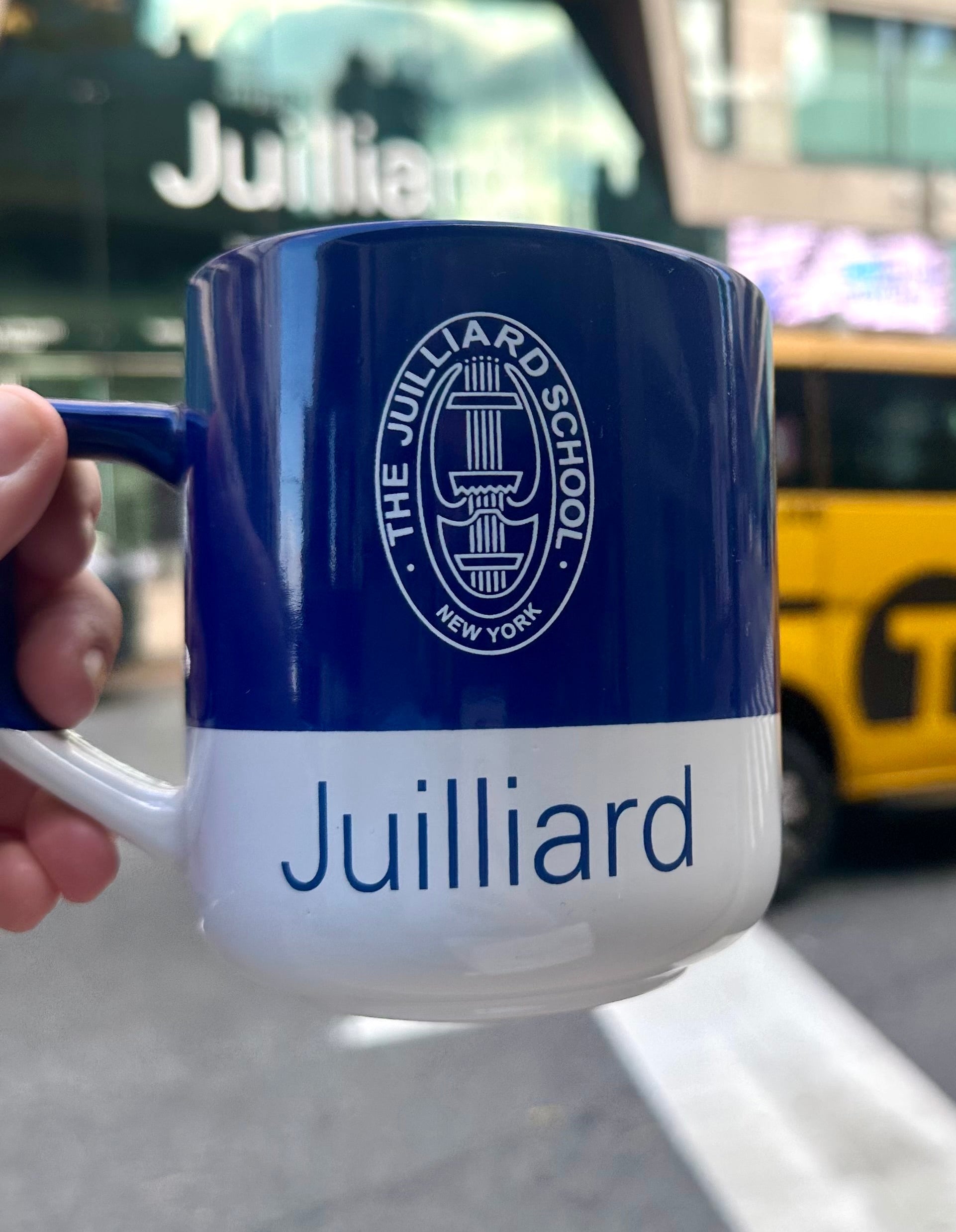 Mug: Juilliard Blue with Seal & Logo