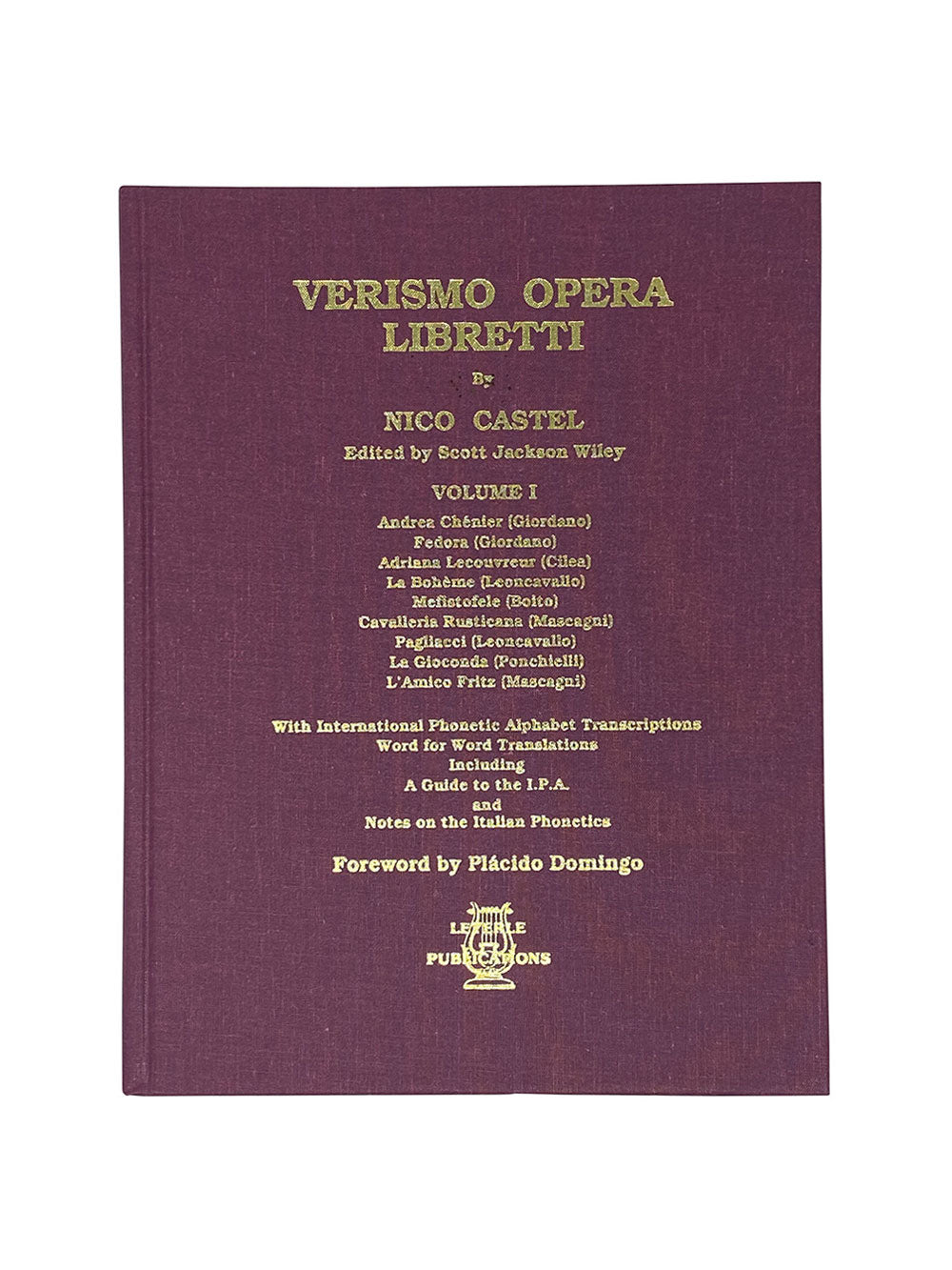 Verismo Opera Libretti Volume 1 (Leyerle Publications) cover