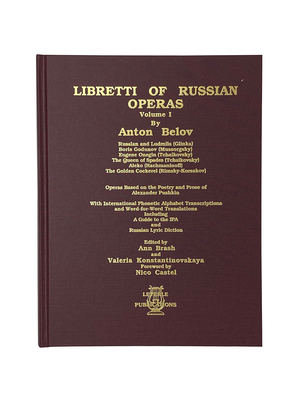 Libretti of Russian Operas Volume 1 (Leyerle Publications) cover