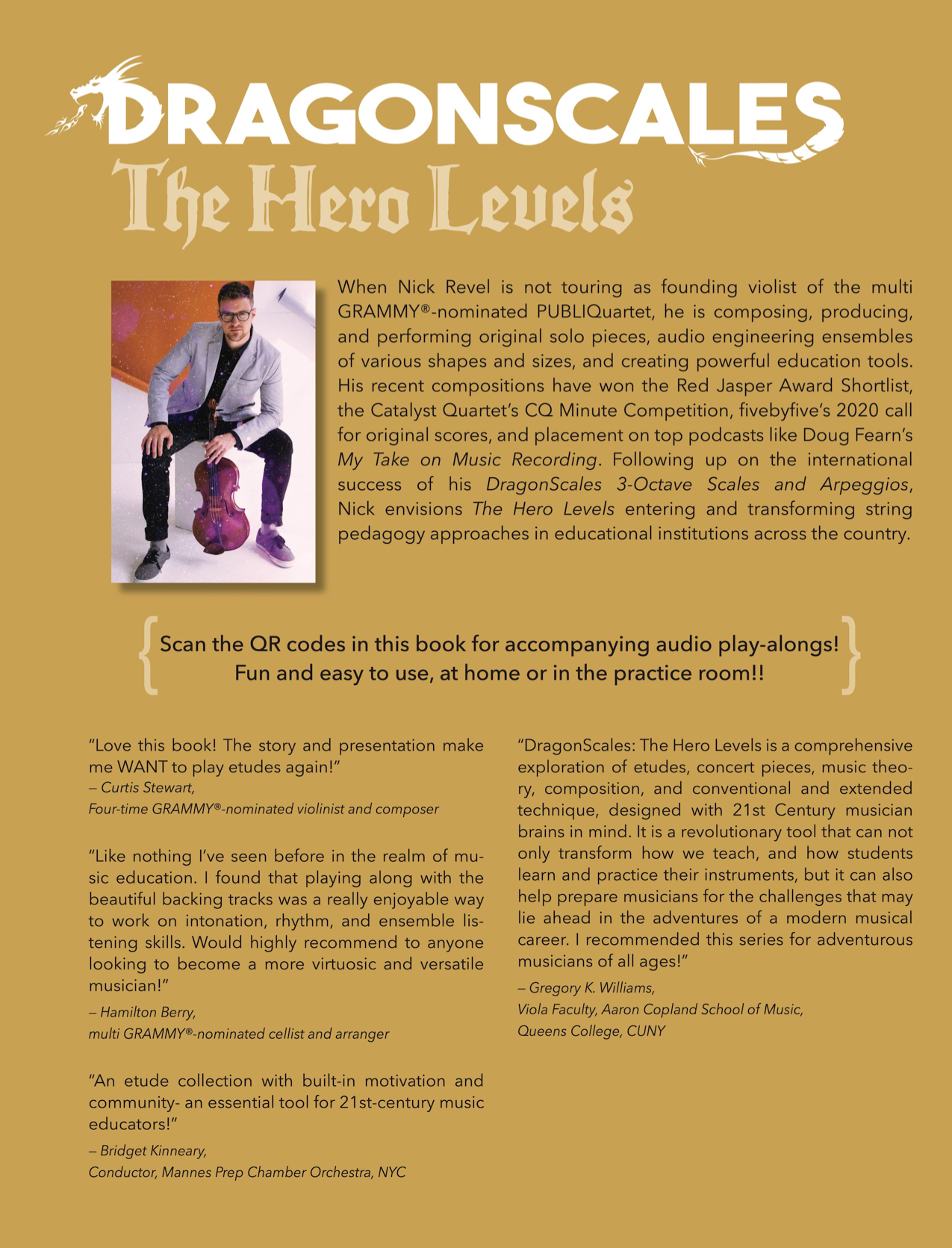 Revel: DragonScales The Hero Levels 25 Fantasy Etudes to Slay Evil, Cello Noble (Level 2)