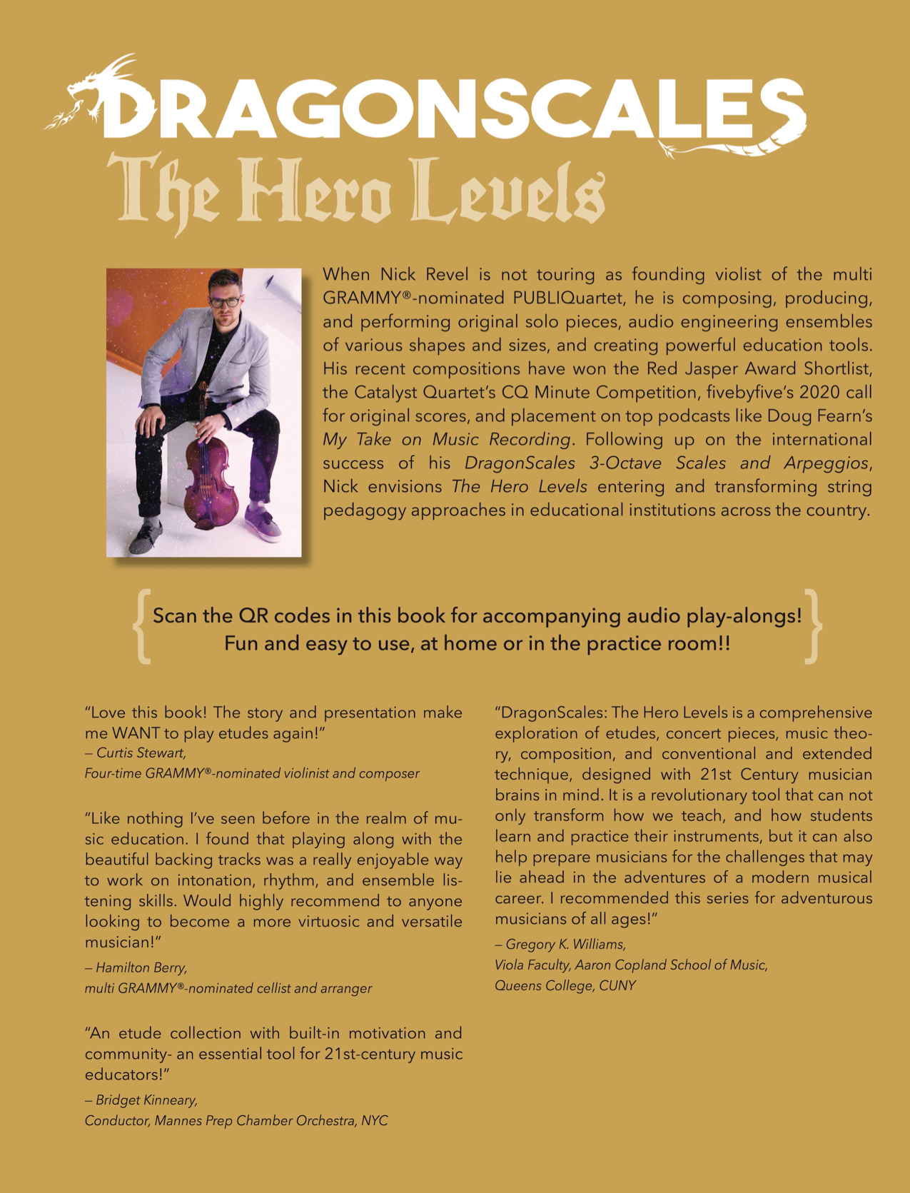 Revel: DragonScales The Hero Levels 25 Fantasy Etudes to Slay Evil, Viola Noble