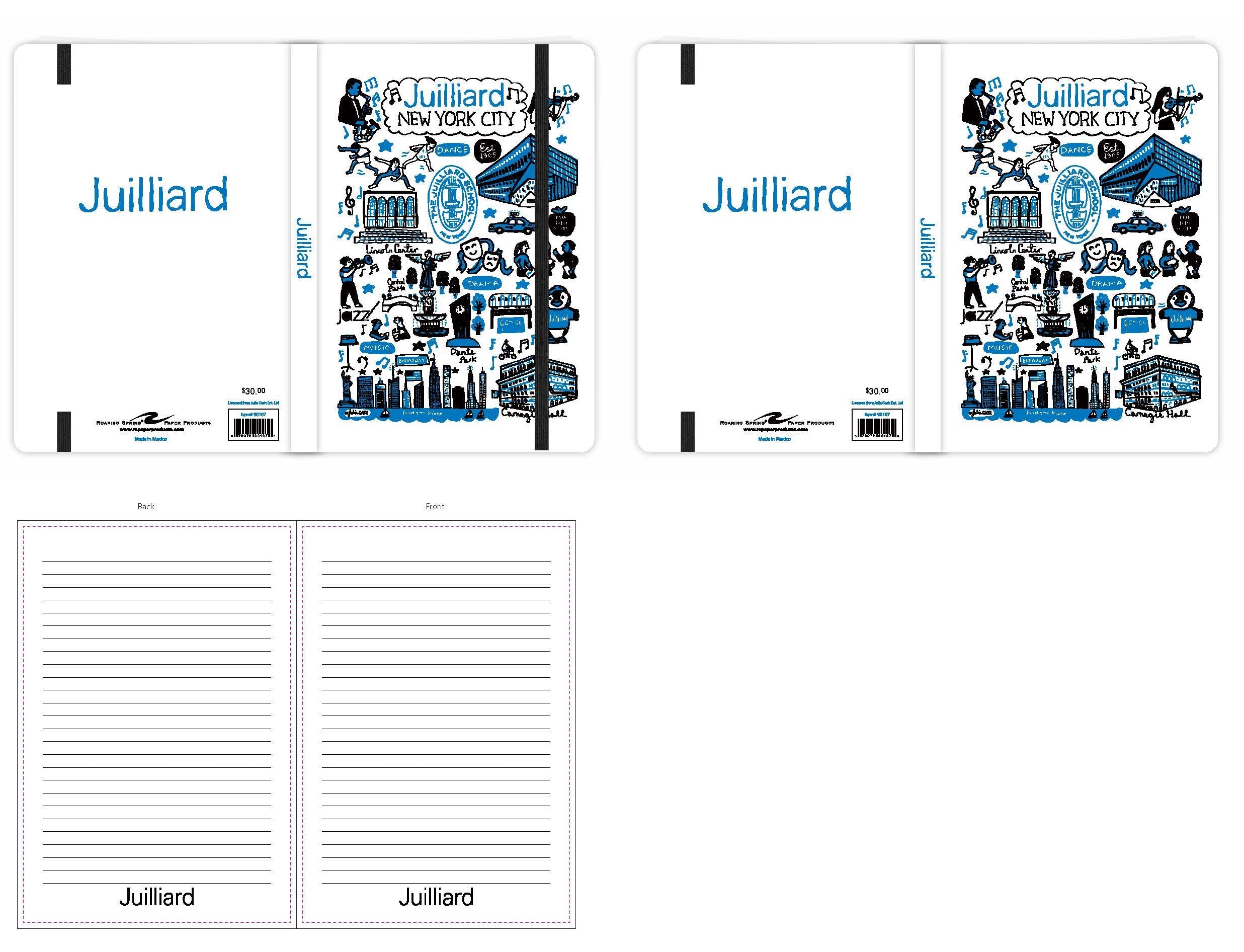 Notebook: Juilliard x Julia Gash Art Journal