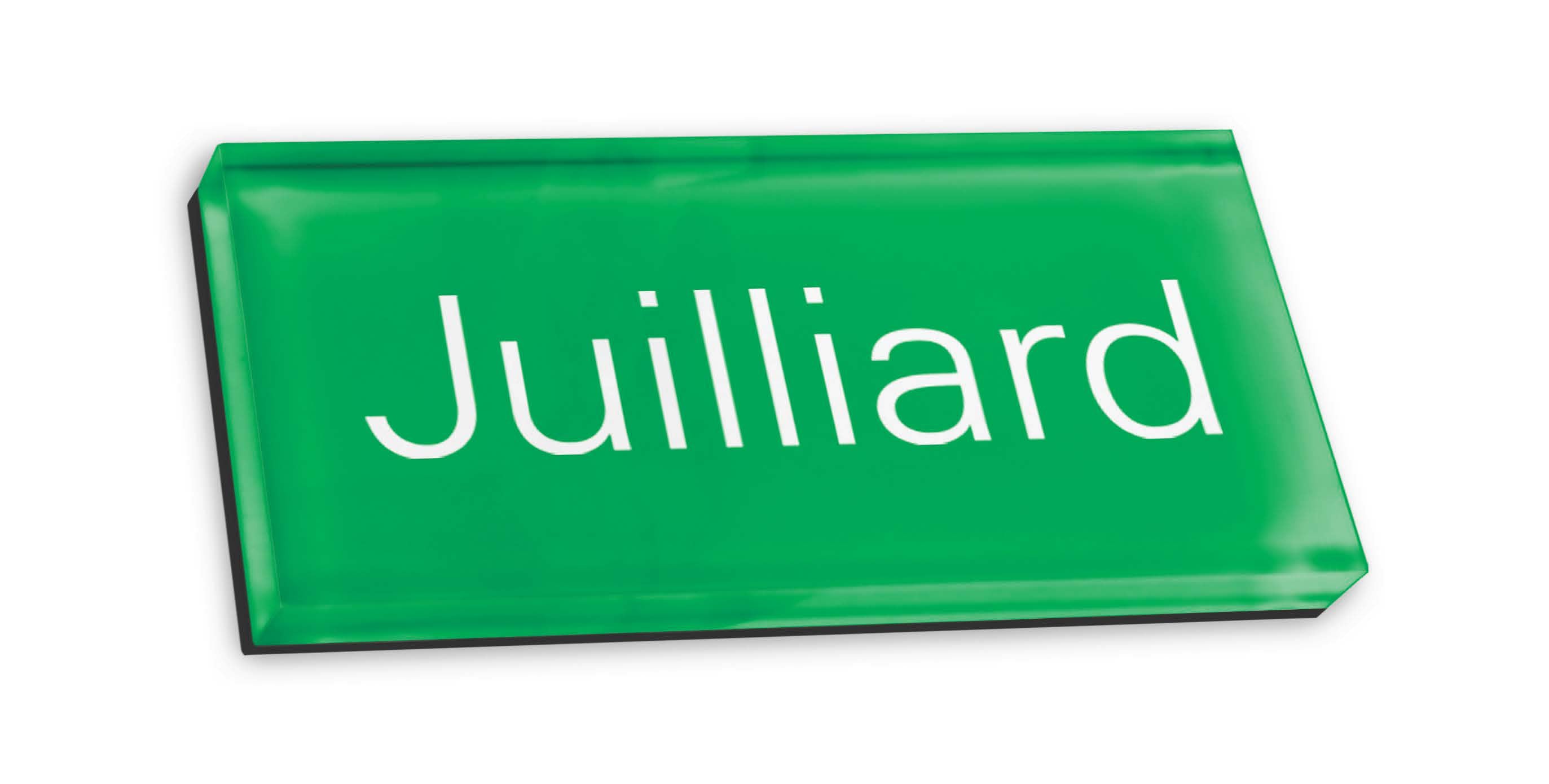 Magnet: Juilliard Acrylic Magnet (4" x 2"- 5mm thick)