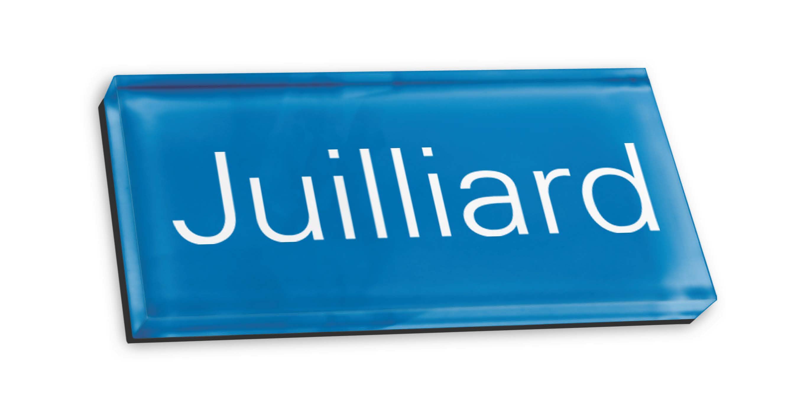 Magnet: Juilliard Acrylic Magnet (4" x 2"- 5mm thick)