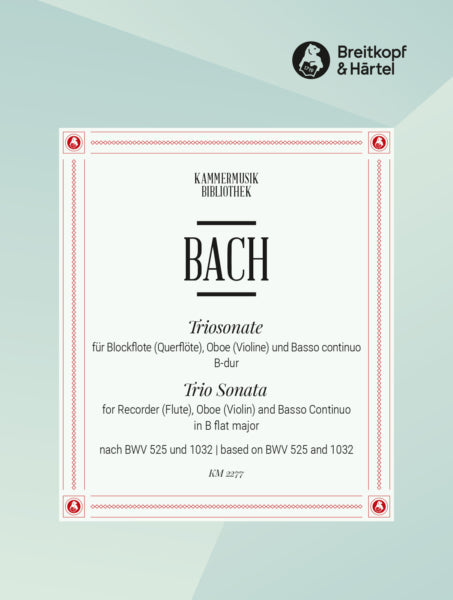 Bach Trio Sonata in B flat major