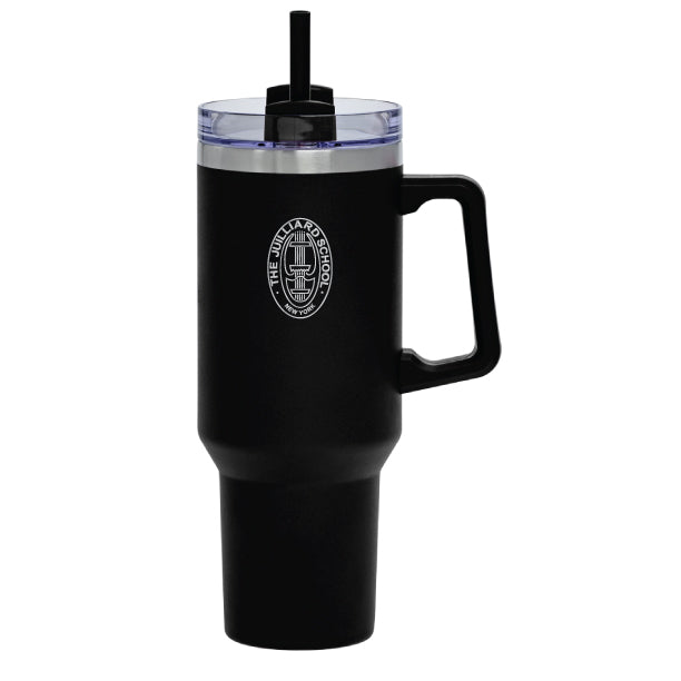 Clearance Travel Mug: 40oz stainless steel vacuum-insulated tumbler with matching straw