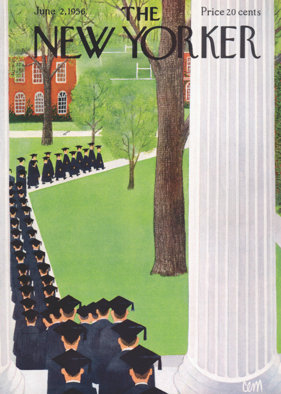 Card: Graduates - New Yorker Cover (Inside: "Congratulations")