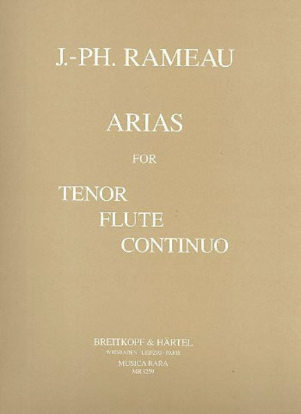 Rameau Arias for Tenor