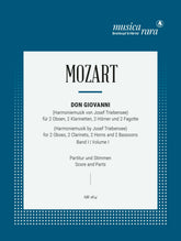 Don Giovanni, Vol. 1 : For Wind Octet / arranged by J. Triebensee