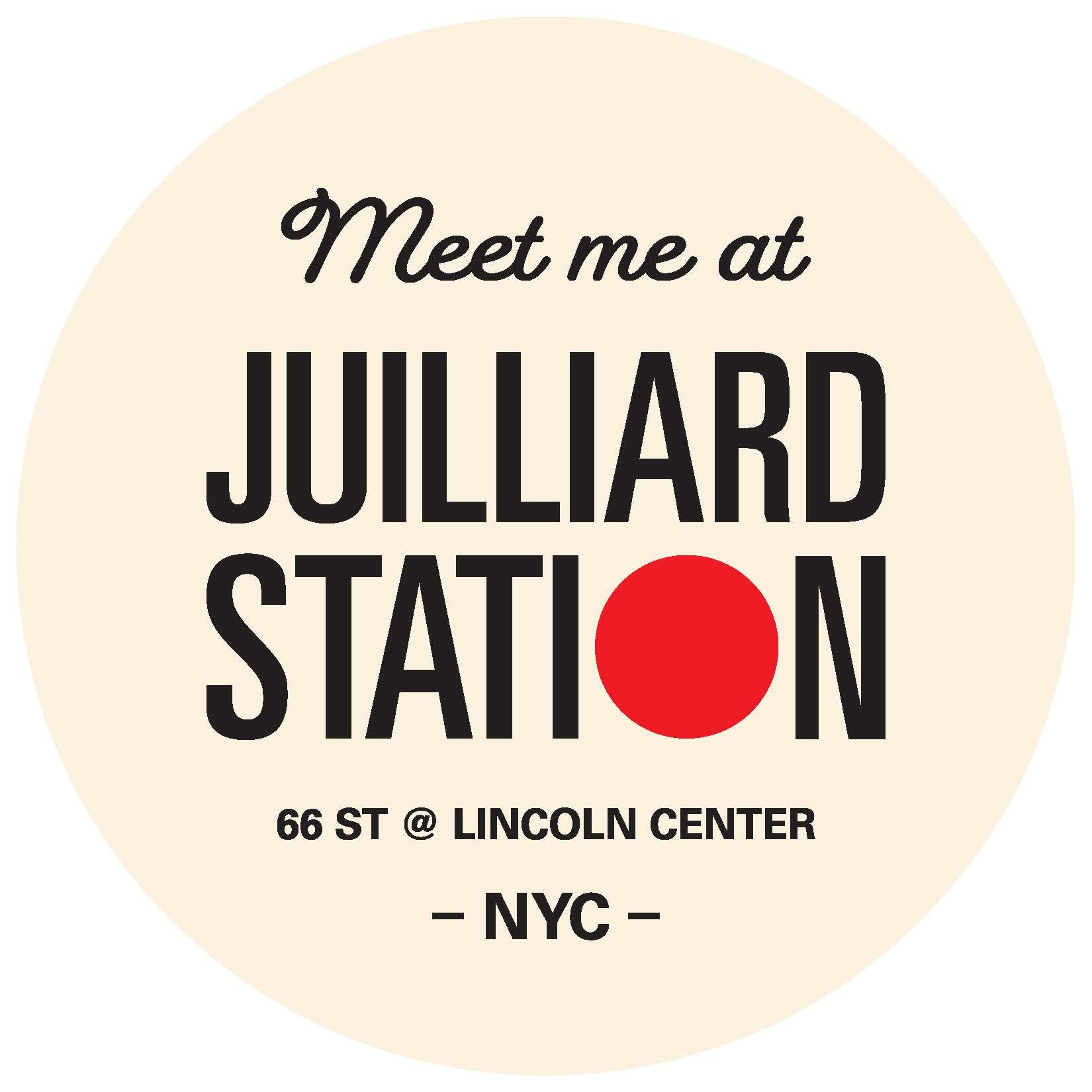 Decal: Meet Me At Juilliard Station Sticker (3")