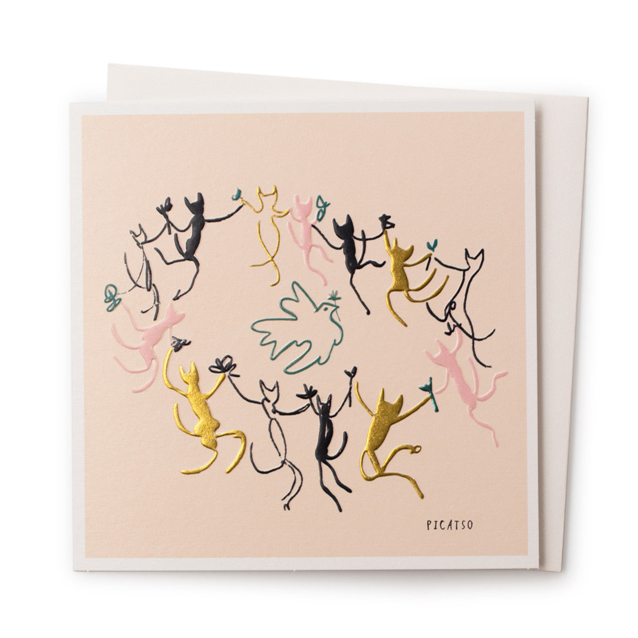 Card: Picatso Dance (Blank Inside)