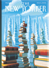 Magnet: Bookopolis New Yorker Cover (2.5" x 3.5")