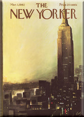 Magnet: Empire State Building New Yorker Cover (2.5" x 3.5")