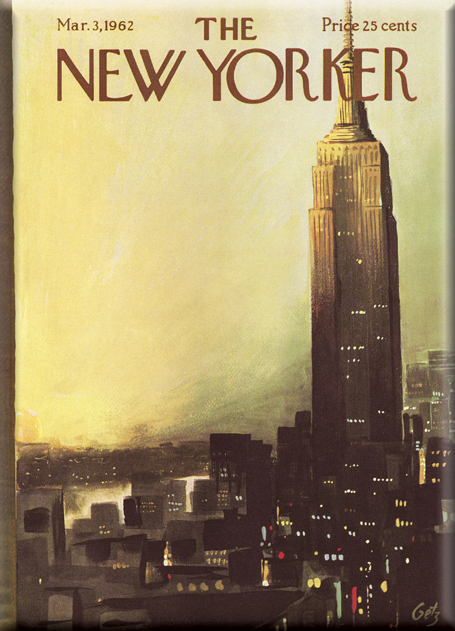 Magnet: Empire State Building New Yorker Cover (2.5" x 3.5")