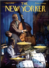 Magnet: Jazz Band - New Yorker Cover (2.5" x 3.5")