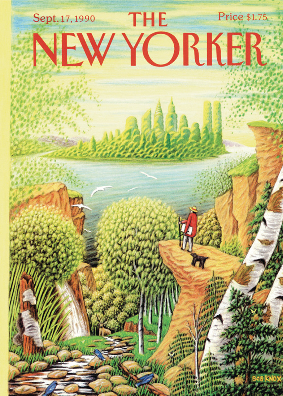 Card: Manhattan Forest  - New Yorker Card (blank inside)