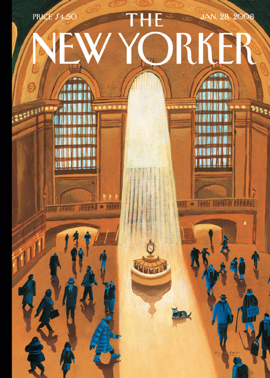 Card: Grand Central Station - New Yorker Cover (Blank Inside)
