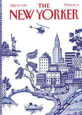 Card: Blue Delft New York - New Yorker Card (Blank inside)