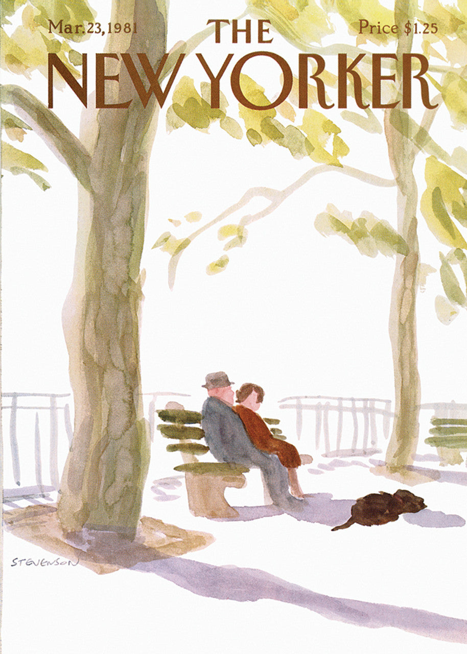 Card: Afternoon in the Park - New Yorker Card (blank inside)
