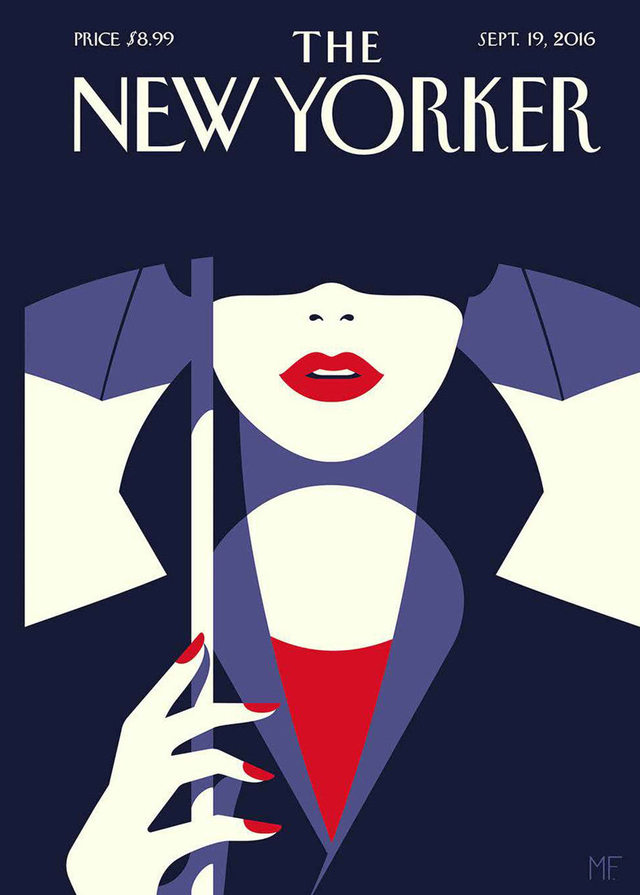 Card: In the Shade - New Yorker (blank inside)